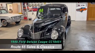 1940 Ford Deluxe Coupe CC10451 For Sale $51,990