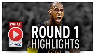 LeBron James Round 1 Offense Highlights VS Pacers 2017 Playoffs - HISTORICAL!