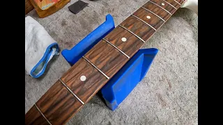Dirtiest Fretboard Ever! Clean in 2 Minutes w/ Murphy's Oil Soap & Steel Wool Guitar Hack!