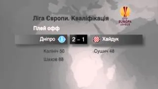 "Днепр" сделал первый шаг к выходу в групповой этап Лиги Европы