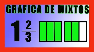 ✅👉 GRAFICAR FRACCIONES MIXTAS  ✅ Grafica de Numeros Mixtos