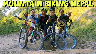 Jungle ma cycling ride 😲 mountain biking nepal