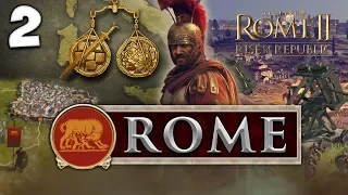 INVASION & CONQUEST! Total War: Rome II - Rise of the Republic - Rome Campaign #2