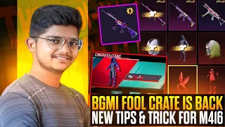 FOOL M416 NEW TRICK IN BGMI😍 | JOKER FOOL CRATE OPENING | FOOL M416 IS BACK with JOKER SET