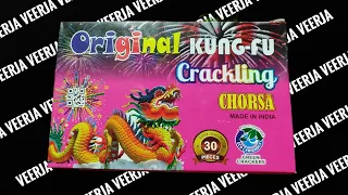 KUNG-FU / Original / Crackling CHORSA / MADE IN INDIA / GREEN CRACKERS / New Cracker