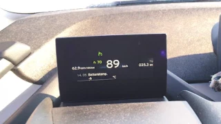 BMW i3 vmax and acceleration with very cold battery