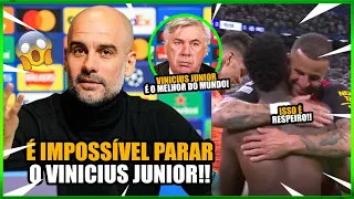 🚨OLHA ISSO!! GUARDIOLA RECONHECE QUE VINICIUS JUNIOR É IMPARÁVEL!!