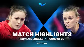 Ece Harac vs Sarah De Nutte | WS | WTT Contender Lima 2022 | (R32)