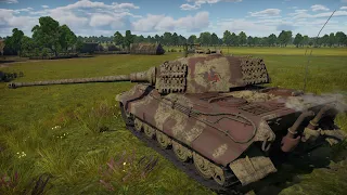 War Thunder Realistic Battle Tiger II H Crushing with Kruppstahl