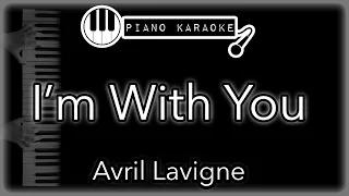 I'm With You - Avril Lavigne - Piano Karaoke Instrumental