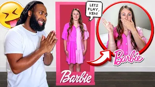 Acting Like "BARBIE" To See My Fiance's Reaction! *HILARIOUS*
