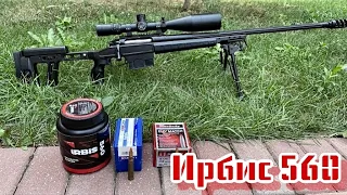 Ирбис 560 на пулях Hornady 208gr. Eld-m и Lapua Scenar-L 220gr. Отстрел на группу.