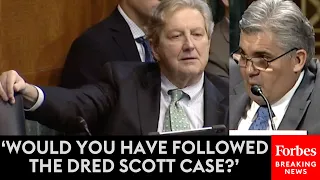 SHOCK MOMENT: Biden Judicial Nominee Tells John Kennedy He'd Follow Dred Scott Case For Precedent