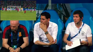 MANAGERS reaction to Ronaldo  Hattrick Free Kick (Portugal vs Spain 3-3) HD