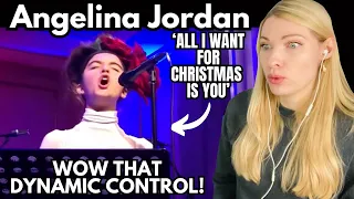 Vocal Coach Reacts: ANGELINA JORDAN All I Want For Christmas Is You-Mariah Carey-In Depth Analysis!