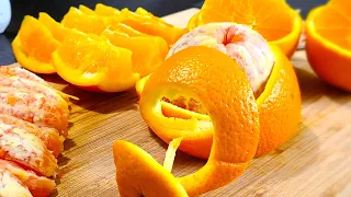 4 Ways To Peel An Orange Fast And Mess Free | You've been doing it wrong!