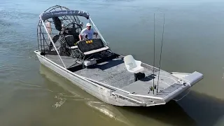 Air boat ride for Clay