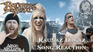 BROTHERS OF METAL - Kaunaz Dagaz (Song Reaction)