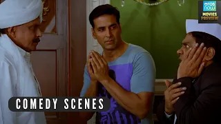 मिथुन दादा ने मारा जॉनी लीवर को जोरदार थप्पड़ | Johny Lever , Akshay Kumar Comedy Scene | Housefull 2