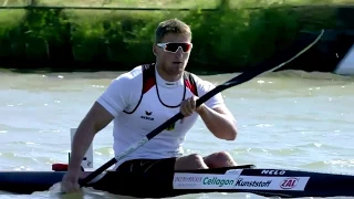 2017 ICF World Cup 2 in Szeged, Hungary, Men's K-1 1000m Heat 6. HD