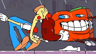 Pepperman & Peppino VS Pizza Tower Bosses [Pizza Tower mods Gameplay]