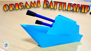 MAKE YOUR OWN ORIGAMI BATTLESHIP | origami battleship | easy origami battleship