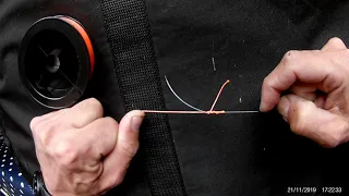 noeud de raccord fluoro/tresse simple,rapide et solide,le noeud tibopeche