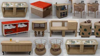 12 Space Saving Furniture Ideas from Waste Material | Jute Craft Ideas