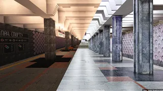 МЕТРО В МАЙНКРАФТ строительство станции "Дворец Спорта" | Kharkiv subway in minecraft |