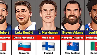 The Best Active NBA Player From Every Country