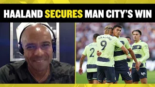 HAALAND SCORES A BRACE! 🔥💪 Trevor Sinclair reacts to Erling Haaland's PL debut for Manchester City