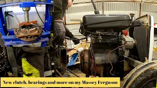 Replacing 2 stage clutch on Massey Ferguson