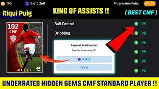 20000 GP Only! Most Underrated CMF Standard Player In eFootball 2024 | Hidden Gems in eFootball 24 🔥