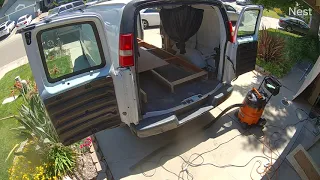 Cargo Van Raised Floor Install