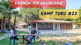 ANTALYA ÇIRALI ÇADIR KARAVAN KAMP ALANI - 222 KAMP - BOL GÖLGELİKLİ TERTEMİZ KAMP ALANI - KAMP TURU