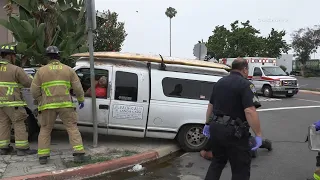 Dramatic Rescue After Elderly Driver Suffers Medical Emergency | San Diego Crash