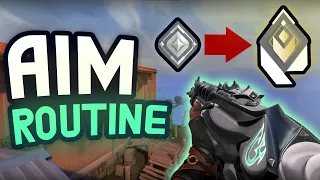 This Routine is Guaranteed to rank you up! (Valorant Aim Routine)