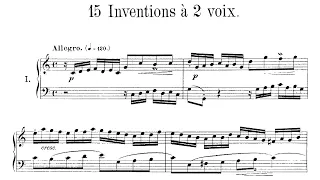 JS Bach: Two Part Inventions (Complete) - José Echániz, 1960 - MHS 611