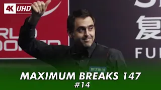 Ronnie O'Sullivan | Snooker Maximum Breaks 147 #14 [4k Ultraᴴᴰ]