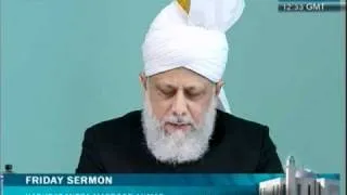 (Urdu) Friday Sermon 8th April 2011 Companions of the Promised Messiah (on whom be peace)