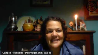 13/04/22 - Yoga Sandhya - Servidora: Acharya, PadmaGandhini Dasika