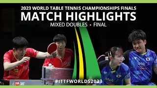 Wang/Sun vs Harimoto/Hayata | XD Final | 2023 ITTF World Table Tennis Championships Finals