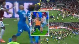 Scandale: Le match Nice - Marseille arrêté après de graves incidents...