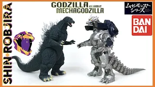 Bandai Movie Monster Series: Godzilla X Mechagodzilla - Godzilla & Kiryu (2002) | Double Review