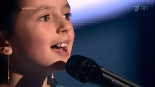 The Voice Kids RU 2014 Anastasia — «В горнице» Blind Audition | Голос Дети. Анастасия Дятлова. СП