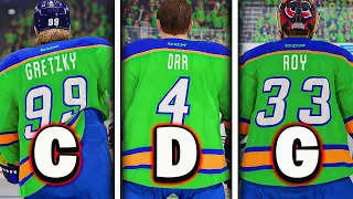 I Made A Team Using NHL Legends