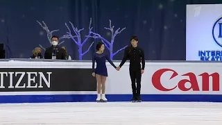 🥈 PLACE   Wenjing SUI / Cong HAN (CHN) 2021 STOCKHOLM WORLD CHAMPIONSHIP FIGURE SKATING