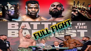 FULL FIGHT || NGANNOU vs TYSON FURY || BATTLE of thw BADDEST