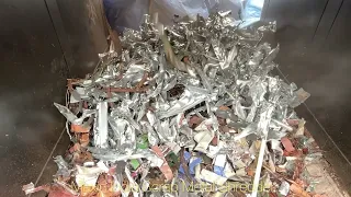 Scrap Metal Shredder Machine, Metal Shredding, Metal Crushing, Scrap Shredder, #MetalCrusherMachine