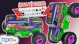 Monster Jam Grave Digger Freestyle Force RC from Spin Master Instructions + Review!